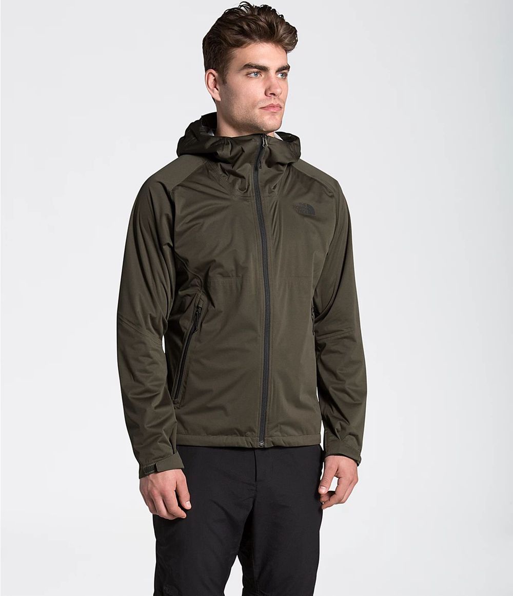 The North Face Allproof Stretch Wasserdichte Jacken Herren - Olivgrün CH-226UJWQ